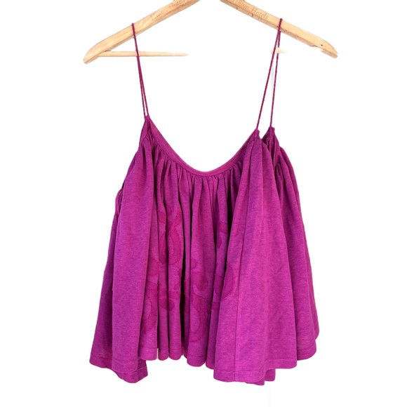 Free People On Clouds Pink Azalea Tank Full Scoop Neck NEW - Picture 2 of 10